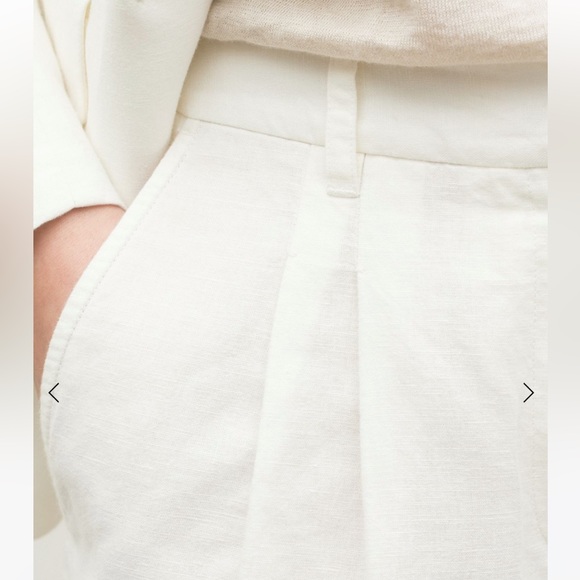 Iris V Arnim White Linen Viscose Shorts Size 36 $495 - Picture 6 of 8